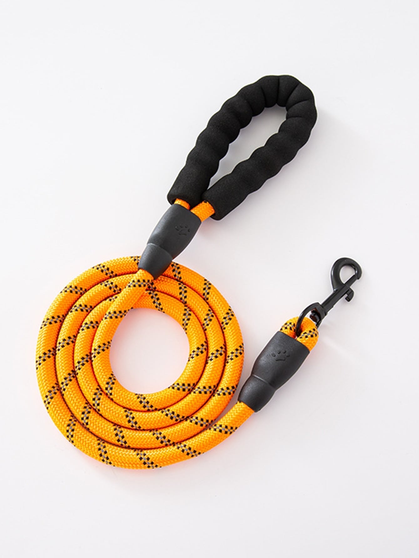Reflective Nylon Pet Leash, Durable Anti-Pulling Dog Walking Lead Rope With Foam Handle, Comfortable & Sturdy