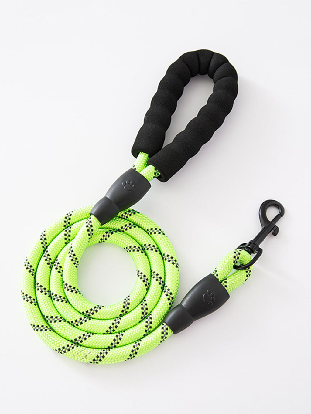 Reflective Nylon Pet Leash, Durable Anti-Pulling Dog Walking Lead Rope With Foam Handle, Comfortable & Sturdy