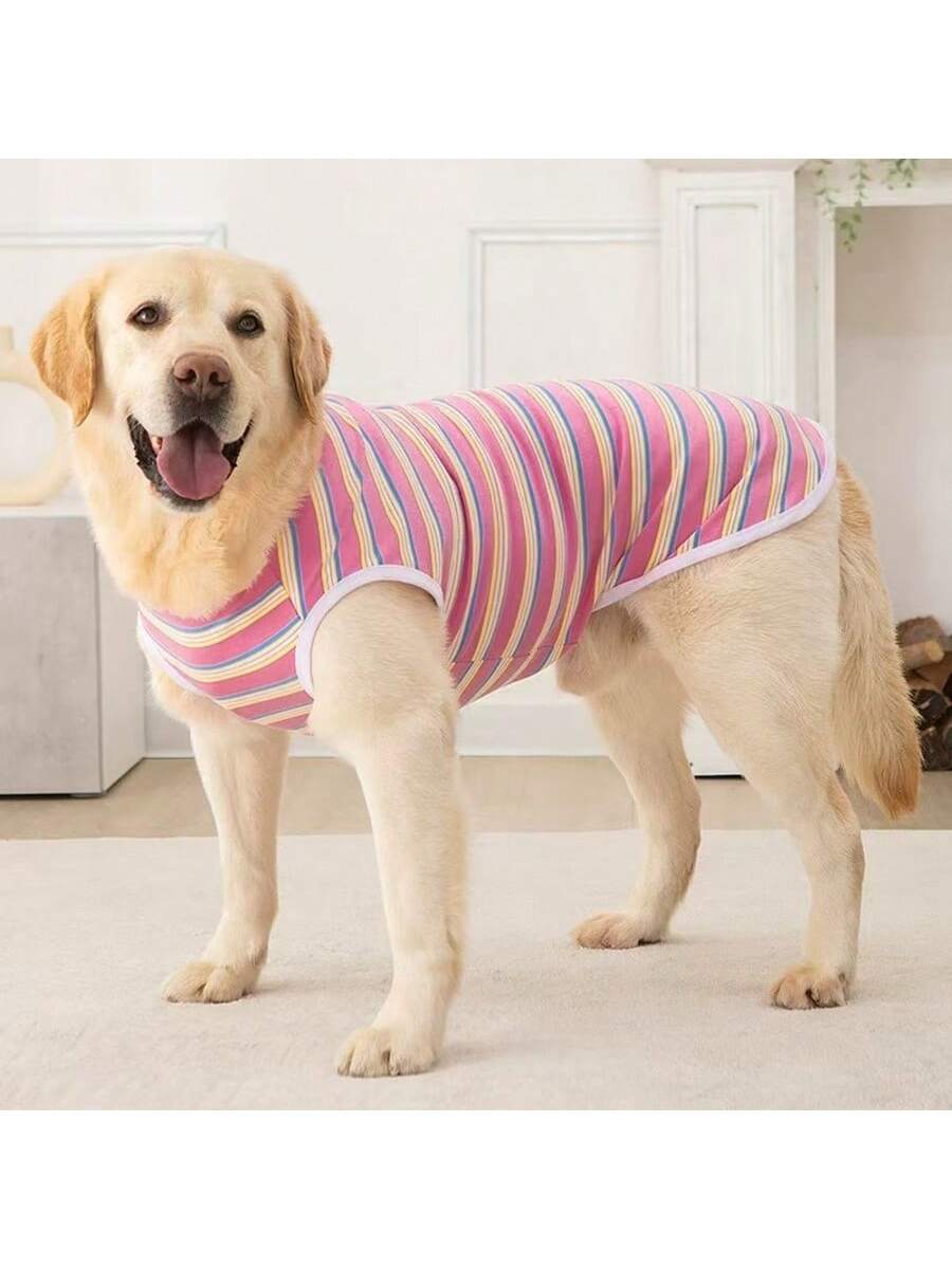 Lightweight Summer Dog Clothes For Golden Retriever, Samoyed & Medium/Large Size Pets, Pet Sun Protective Vest