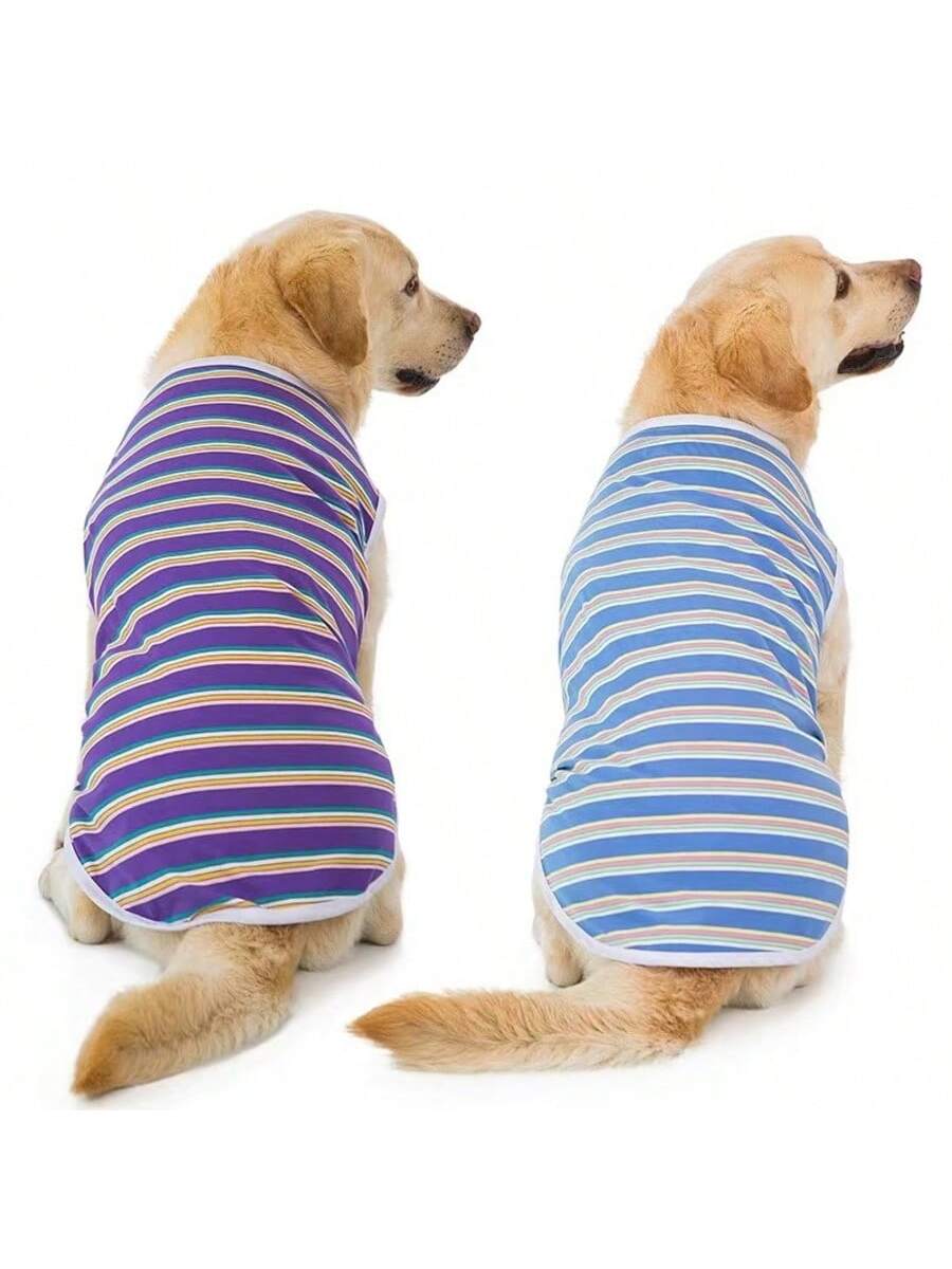 Lightweight Summer Dog Clothes For Golden Retriever, Samoyed & Medium/Large Size Pets, Pet Sun Protective Vest