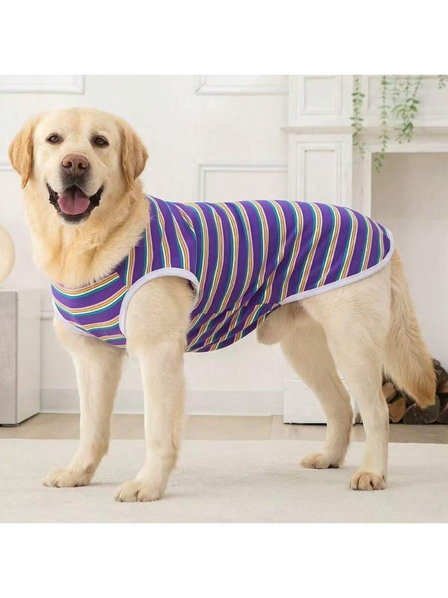 Lightweight Summer Dog Clothes For Golden Retriever, Samoyed & Medium/Large Size Pets, Pet Sun Protective Vest