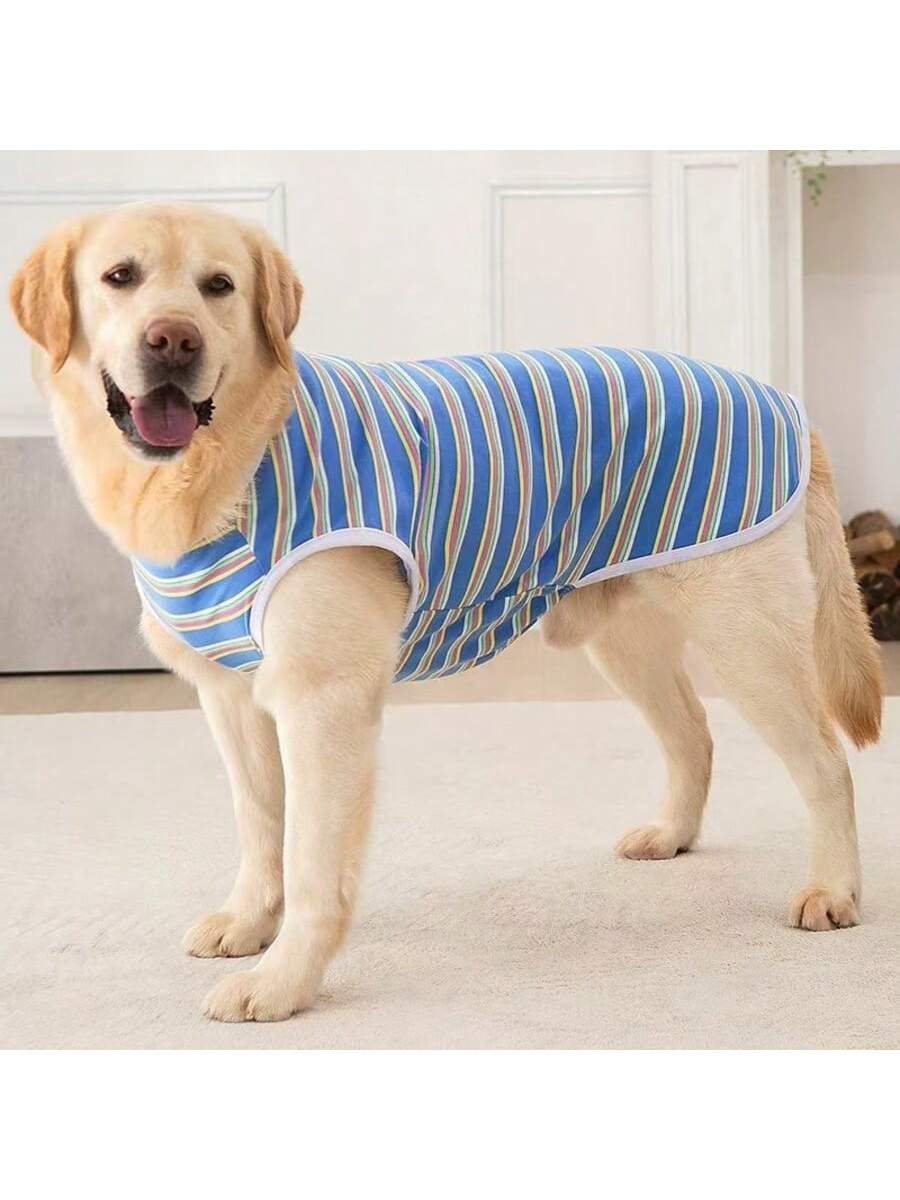 Lightweight Summer Dog Clothes For Golden Retriever, Samoyed & Medium/Large Size Pets, Pet Sun Protective Vest