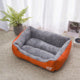 Color Square Winter Soft Warm House Dog Bed Dog Waterproof Bed Pet Bed Large Medium Small Dog House