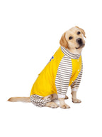 XL-8XL Large Dog Clothes Stripe Turtleneck Dog Jumpsuit Warm Plush Lined Dog Pajamas  For Medium Large Dogs Pet Pitbull