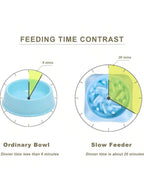 Slow Feeder Small Dog Bowls