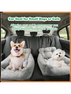 Dog Booster Seat Dog Car Seat For Small Medium Dogs  To 35lb, Travel Carrier Booster Bed, Black