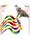 Caterpillar Elastic Ball Cat Toy, Rainbow Caterpillar Cat Toy Stick Accessory