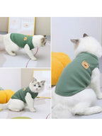 Long Haired Cat Summer Clothing4 Pieces Dog Shirts With Breathable And Comfort Small Medium Dog Cat Pet Clothing Spring Dog Outfits For Small Puppy Cat Pets Small Yellow