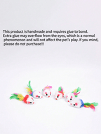 Color Random Kitten Toys Interactive Running Mouse Plush Toys Mouse Cat Toys Winding Up Racing Mouse Kitten Filling Mobile Pet Cat Outdoor Kitten Play Battery-Free Mechanical Mouse Toy Lifelike Simulation, Helps Consume Feline Energy