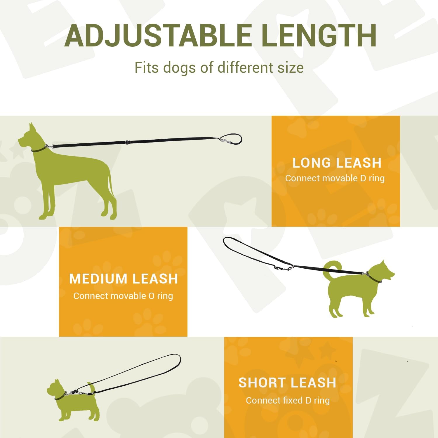 Hands Free Dog Leash with Waist Belt & Adjustable Multi-Function 9.8FT Long Dog Lead, Heavy Duty Waist Leash for Running, Walking, Jogging and Hiking