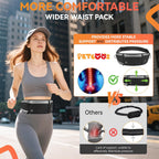 Hands Free Dog Leash with Waist Belt & Adjustable Multi-Function 9.8FT Long Dog Lead, Heavy Duty Waist Leash for Running, Walking, Jogging and Hiking