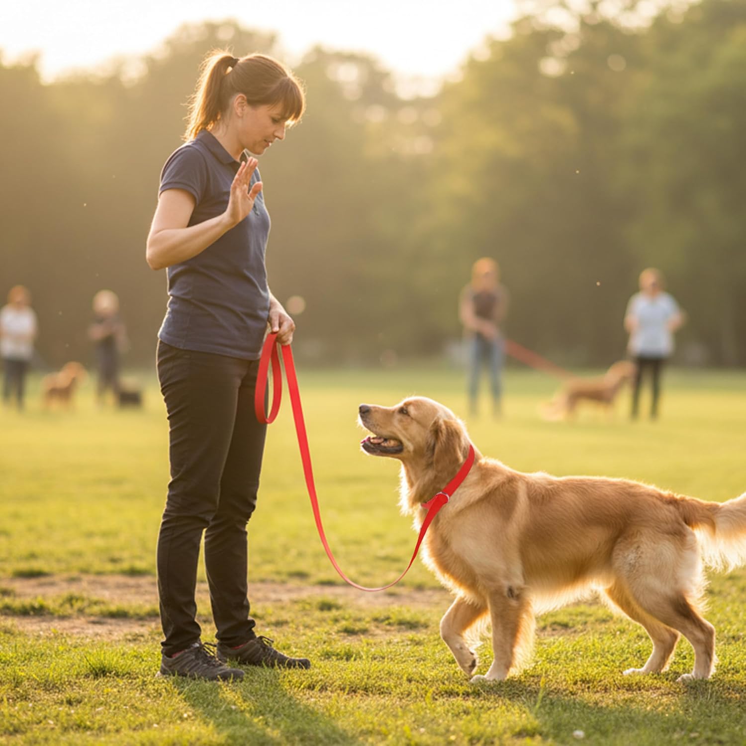 Slip Lead Dog Leash, 12 Pack 6 FT Short Leash with O-Ring for Small, Medium & Large Dogs, Pet Leads Leashes Bulk for Walking, Training, Rescues, Grooming, Shelter, Running Outdoor
