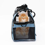 Pet Carrier Soft-Sided Carriers for Cat Carriers Dog Carrier for Small Medium Cats Dogs Puppies Pet Carrier Airline Approved Cat Dog Pet Travel Carrier (Small, Blue)