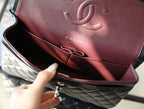 Chanel timeless classic Flap bag silver hardware