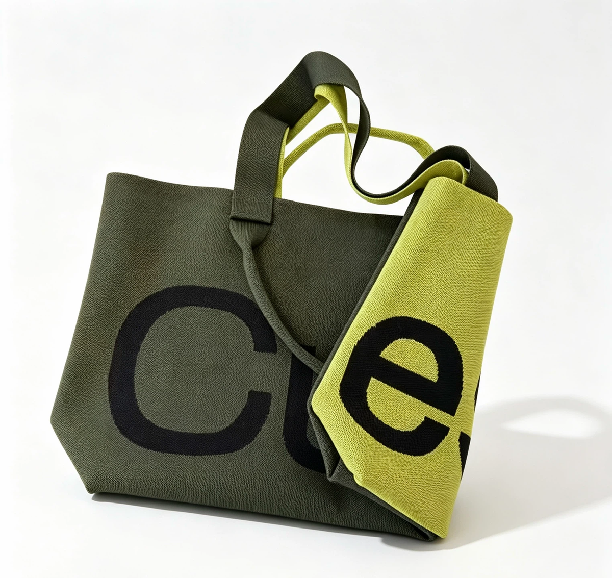Curves Knit Tote Bag